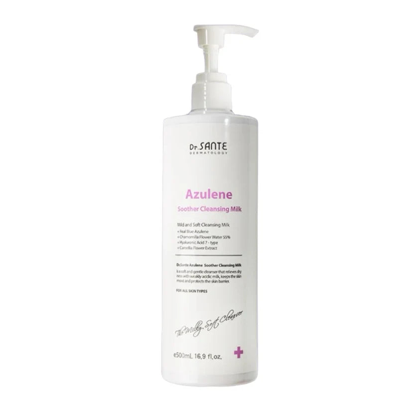 Dr.SANTE Dermatology Azulene Soother Cleansing Milk 500ml