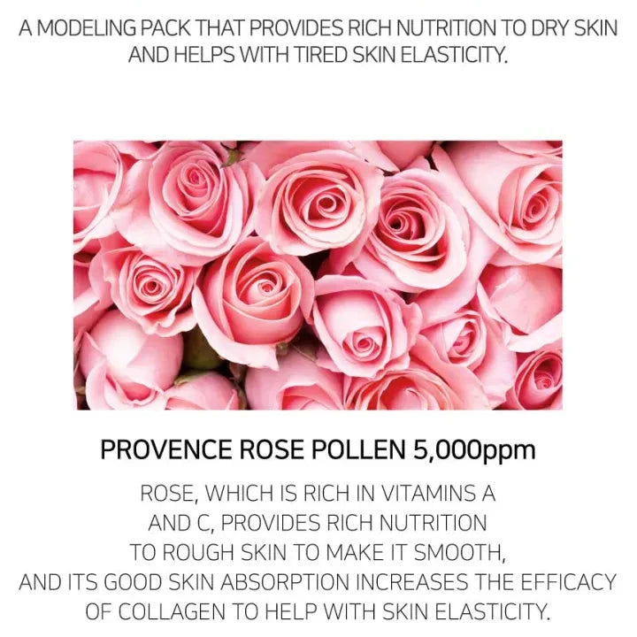 MediFlower Rose Collagen Nature Modeling Pack Alge mask 500g