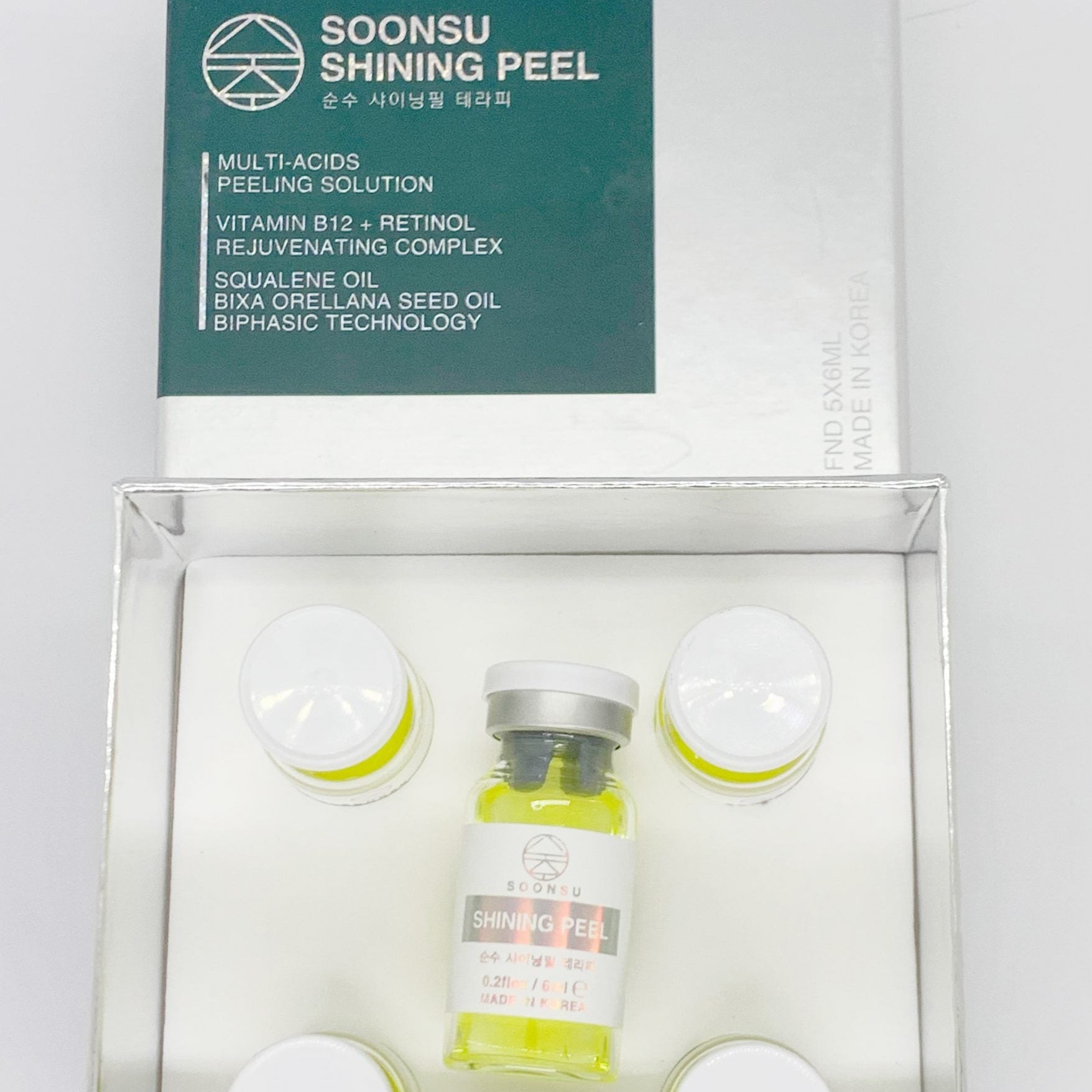 Soonsu Shining Peel 6 ml × 5 pcs – Chemical Peel