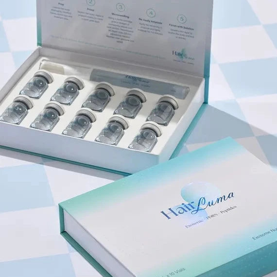 Hair Luma 5 ml × 10 pcs + Moisturizer 15 ml