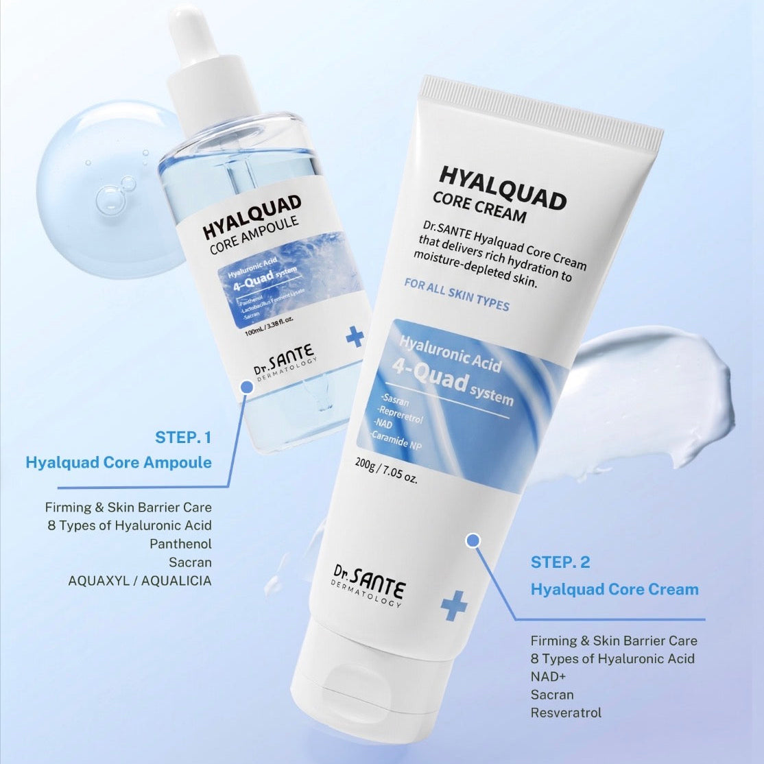 Dr. SANTE Dermatology Hyalquad Core Cream 200g