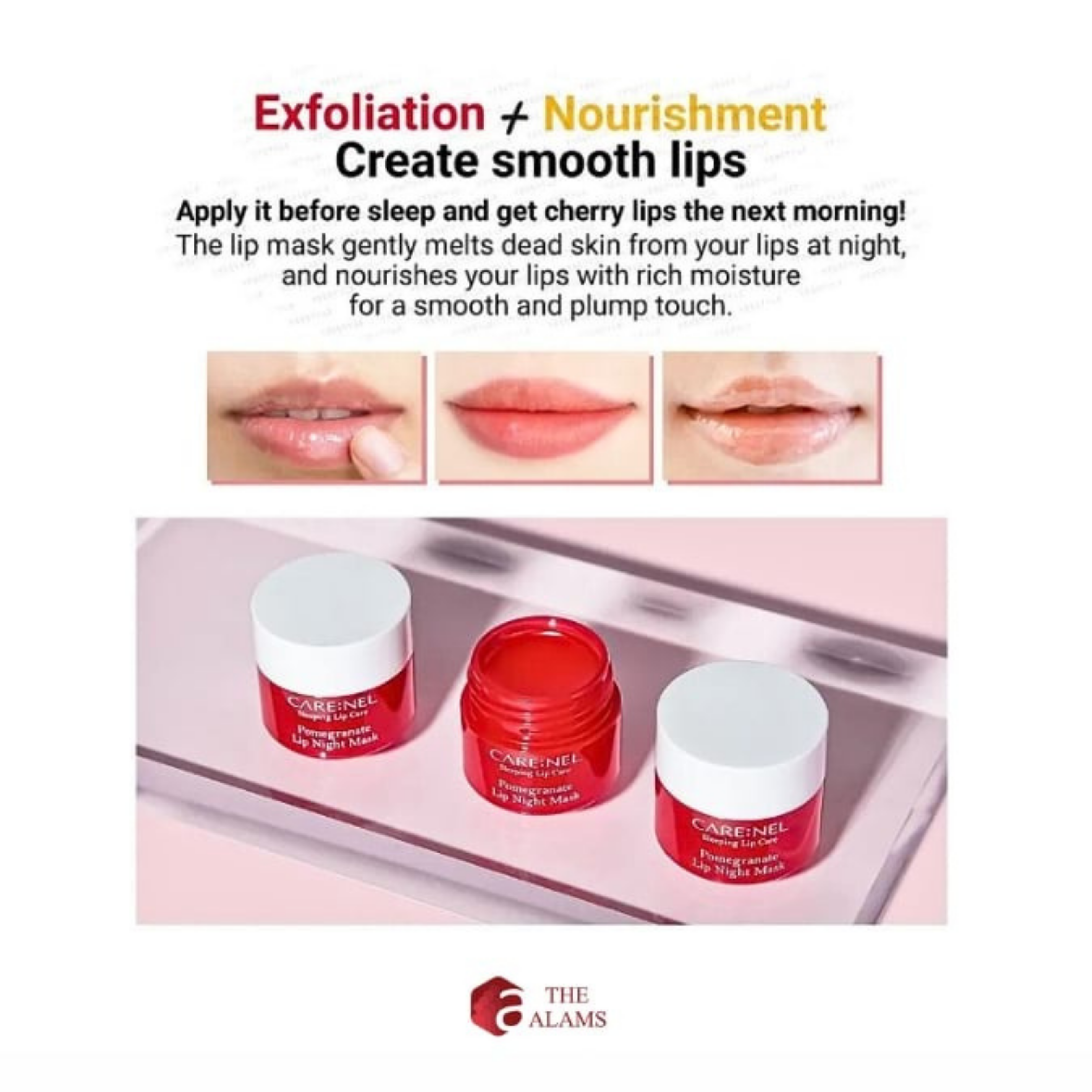 Care:nel Pomegranate Lip Night Mask 5g
