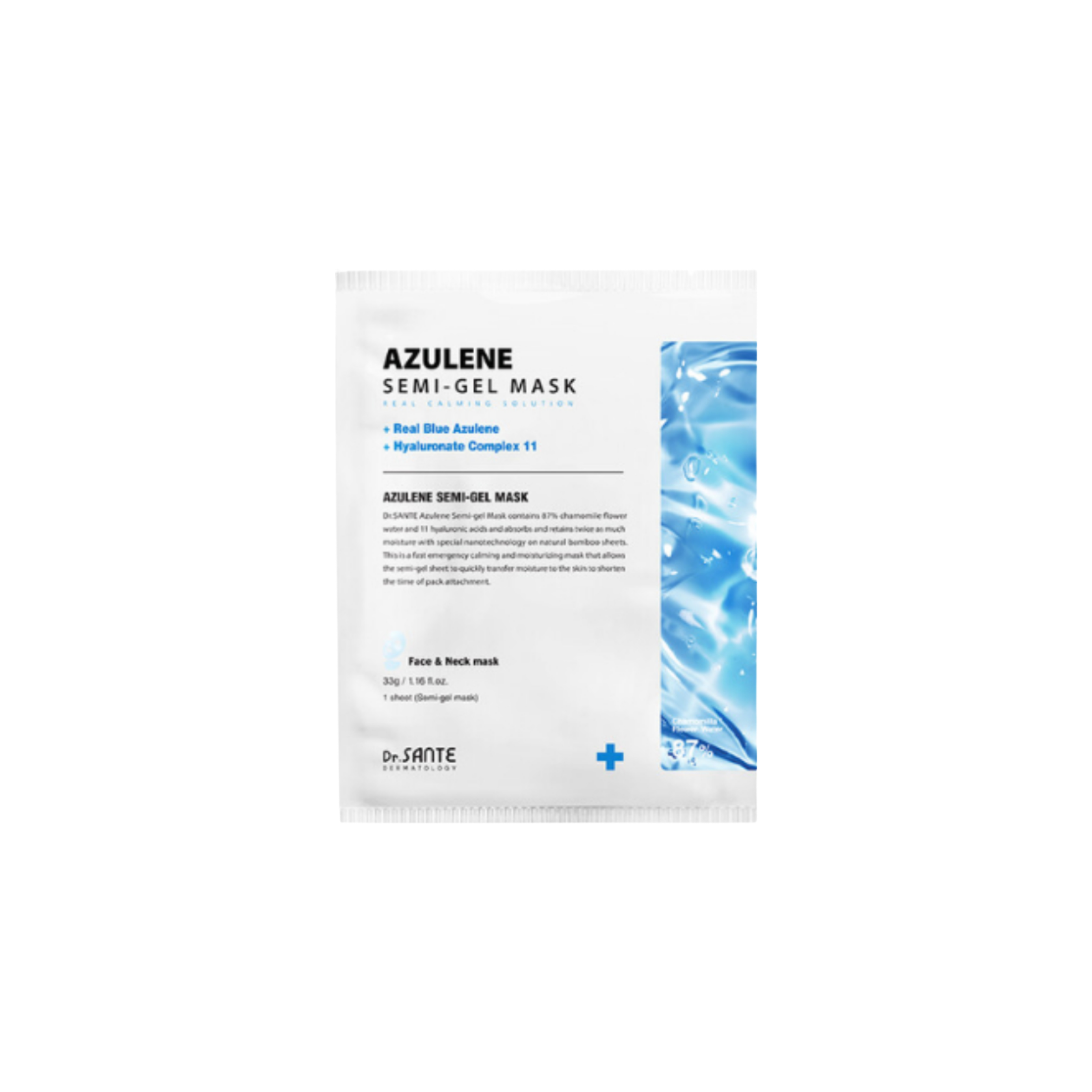 Dr. SANTE Dermatology Azulene Semi-gel Mask 1 box (30g x 10ea)