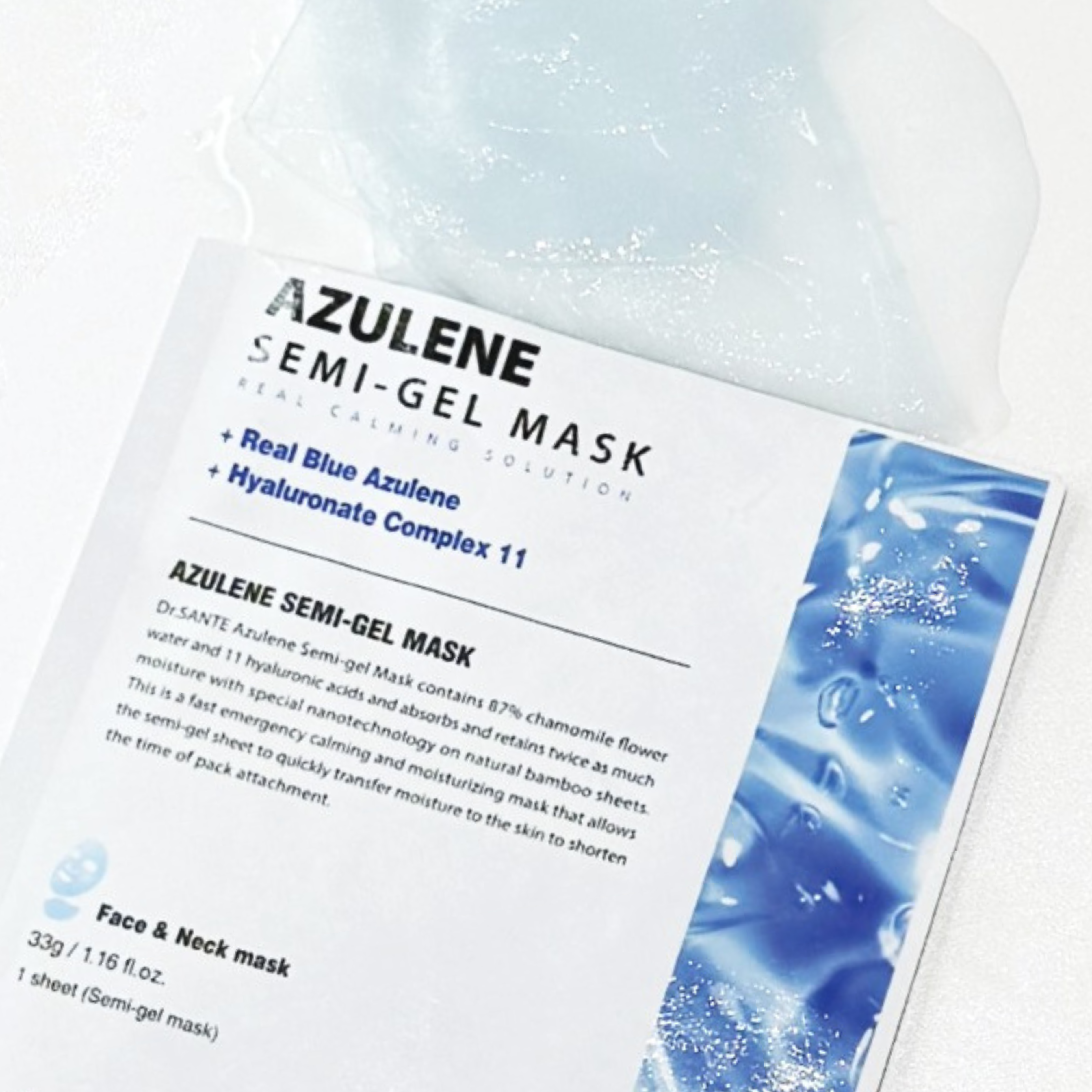 Dr. SANTE Dermatology Azulene Semi-gel Mask 1 box (30g x 10ea)