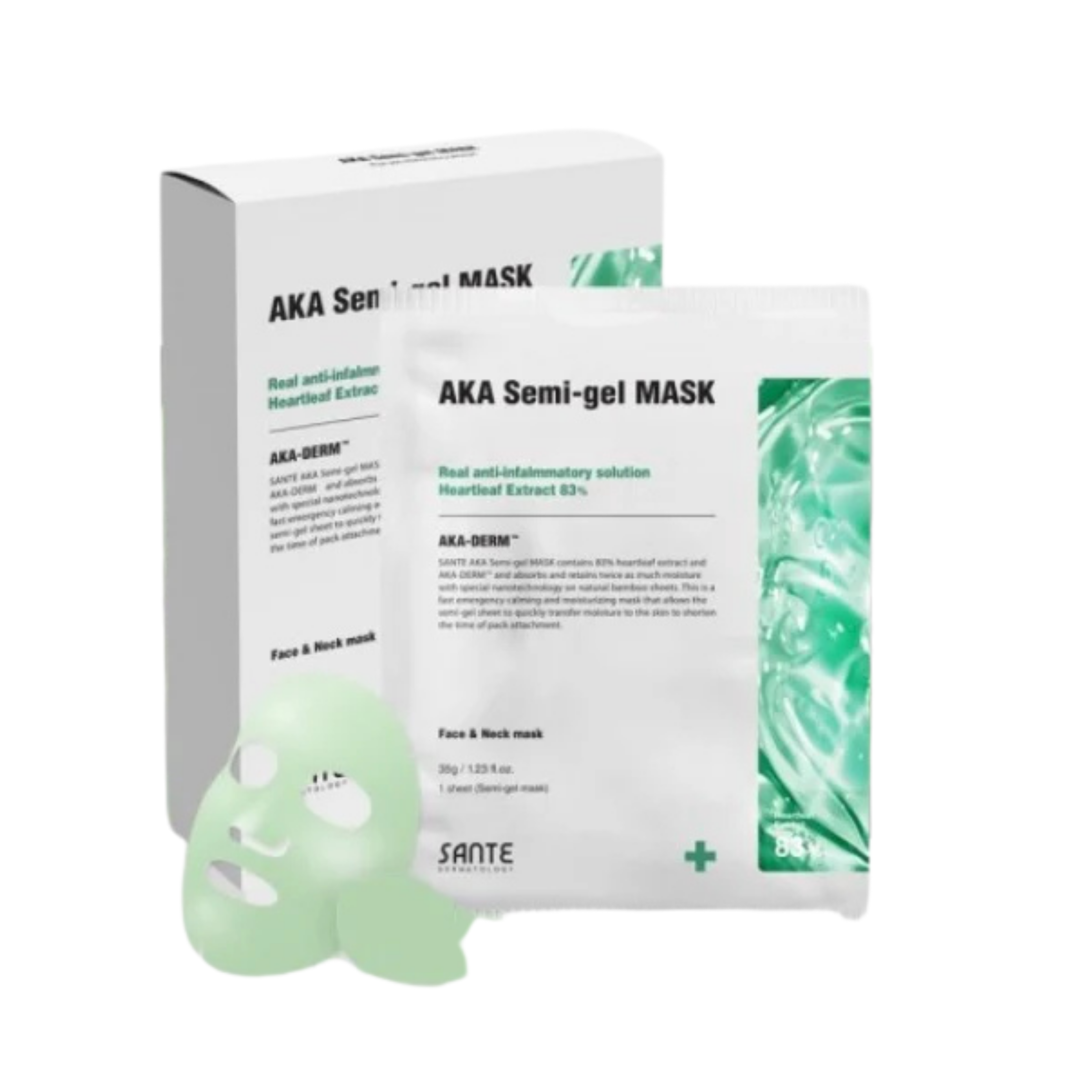 Dr.SANTE Dermatology Artemisia AKA Semi-gel Mask 1 box (30g x 5ea)