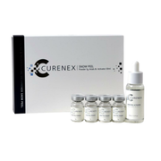 Curenex Snow Peel Powder 1 g × 4 pcs + Activator 30 ml – Biostimulatory Spicule Peel