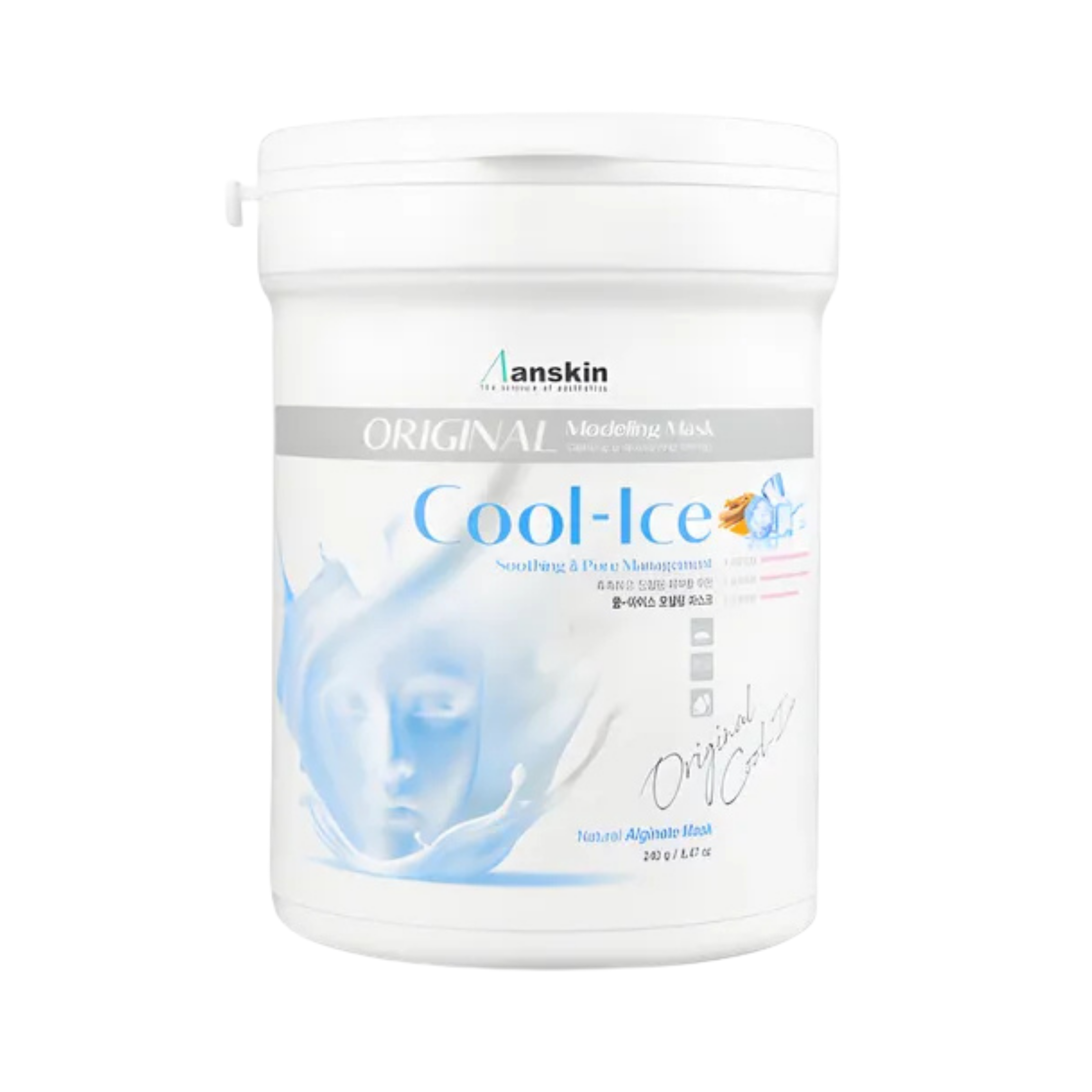 Anskin Original Cool-Ice Modeling Mask 240g – Cooling Alginate Mask