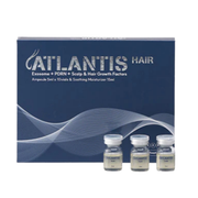 Atlantis Hair Exosome + PDRN + Scalp & Hair Growth Factors (Ampoule 5 ml × 10 pcs & Soothing Moisturizer 15 ml × 1)
