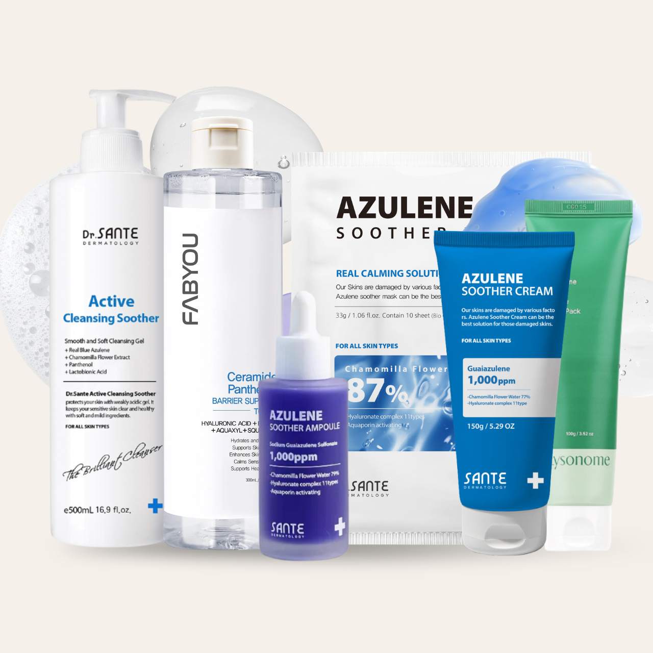 HOME CARE SET: Sensitive Skin & Instant Soothing (PM Routine)